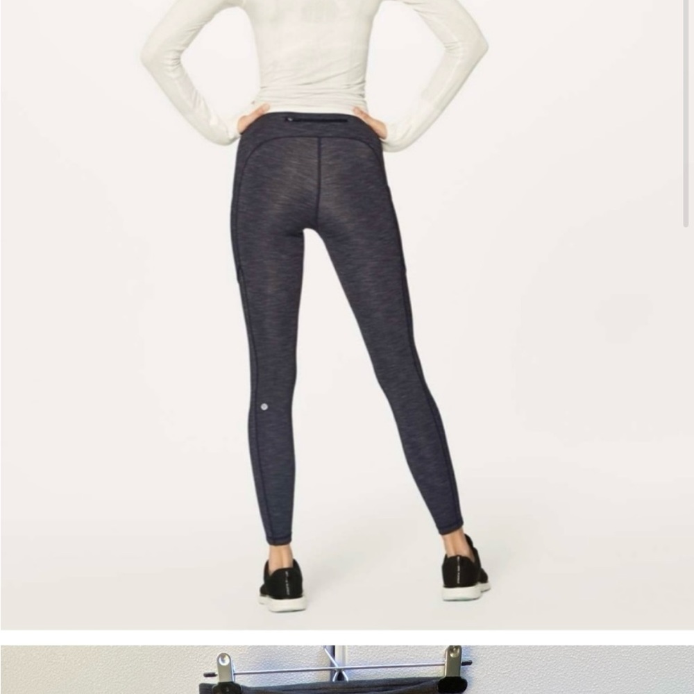 Lululemon Speed Up Tight Full-On Luxtreme Brushed 28"
Heathered Black Pockets